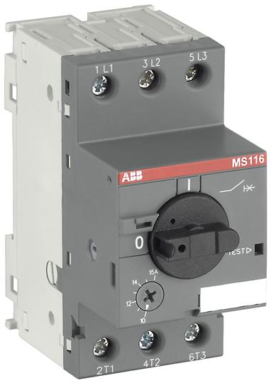1SAM250000R1012 | ABB MS116-12 Manual Motor Starter